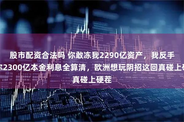 股市配资合法吗 你敢冻我2290亿资产，我反手告你2300亿本金利息全算清，欧洲想玩阴招这回真碰上硬茬