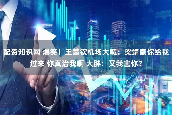 配资知识网 爆笑！王楚钦机场大喊：梁靖崑你给我过来 你真治我啊 大胖：又我害你？